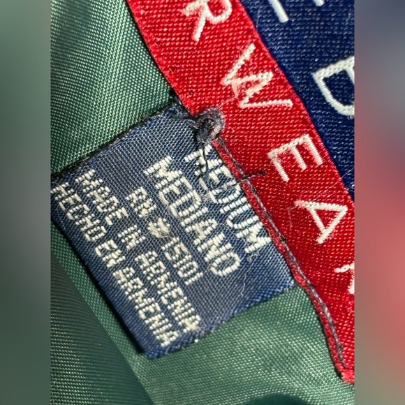 VTG Bugle Boy Outerwear Reversible Hoodie FullZip Nylon Jacket Medium Armenia - Picture 9 of 12